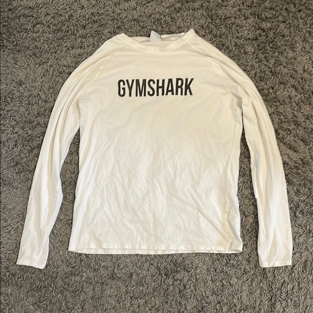 Gymshark Classic White Long Sleeve Tee